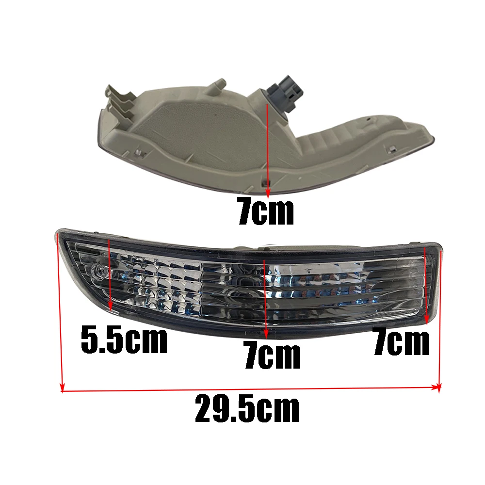 Car Front Foglamp Bar Lamp For Toyota Corona Carina St190 At190 At191 1992 Automobile Left and Right Fog Light