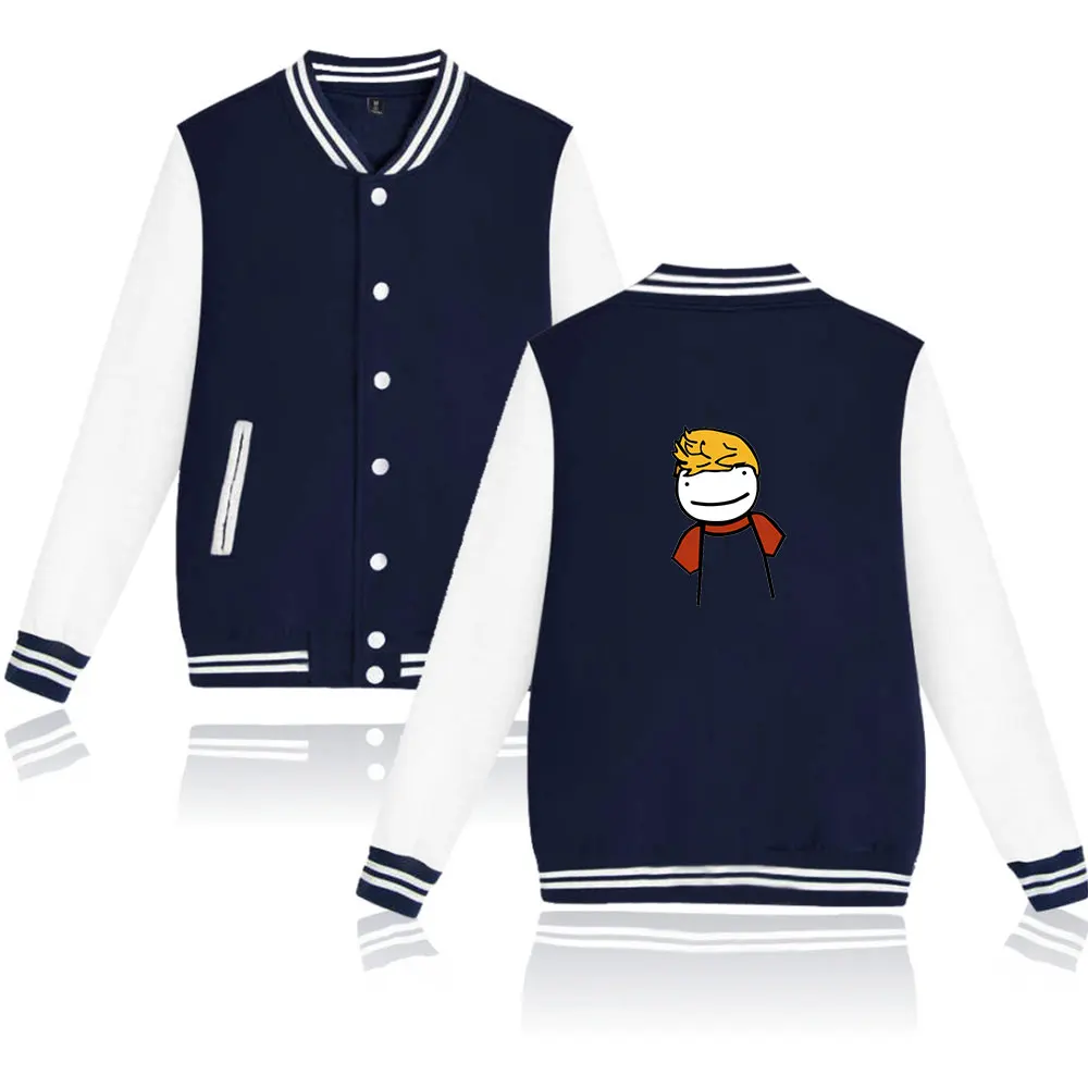 

Kawaii Tommyinnit Merch Men Women Jacket Baseball Uniform Coat Fashion Harajuku Bomber Jacket Men Oversize Streetwear Clothes