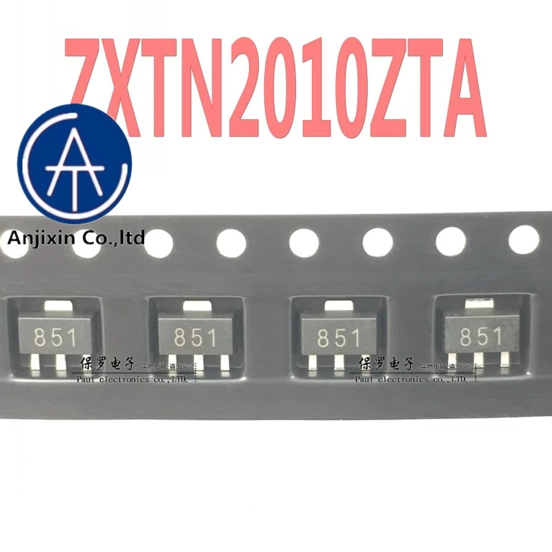 

10pcs 100% orginal new transistor ZXTN2010ZTA silk screen 851 SOT-89 NPN 60V 5A real stock