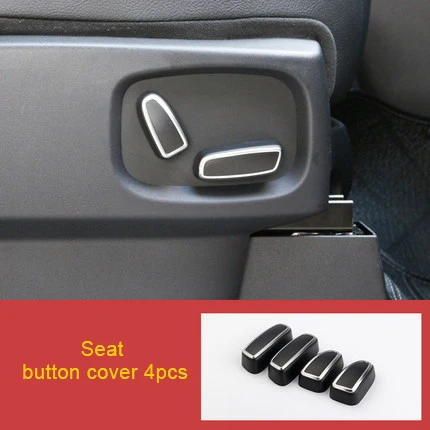 

For Land Rover Range Rover sport HSE 2010-2013 chrome Seat button cover 4pcs