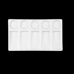 1Pc Ceramics Artist Paint Palette Tray for watercolor acrylic painting art supplies