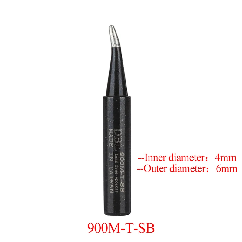 10PCS/Lot Lead-free Soldering Iron Tip 900M-T-SB Welding Sting Head BGA Soldering Rework Accessories