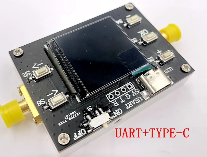 10MHZ-3GHZ Programmable Gain RF Amplifier (120DB Big Dynamic) LCD display 0.01DB step digital Program control