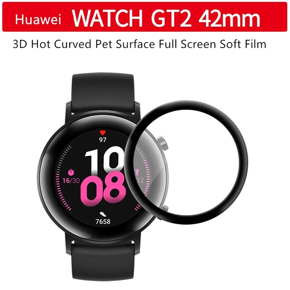 

Suitable for Huawei GT2 42MM 3D Hot Curved Pet Curved Full Screen Soft Film Watch Protective Film