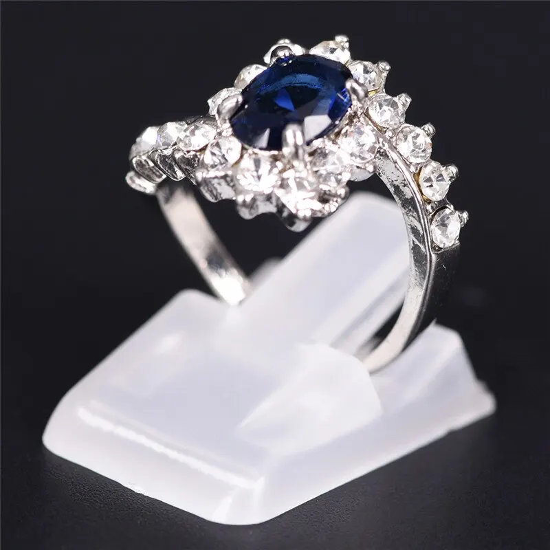 Fashion 10Pcs Ring Show Plastic Frosted Jewelry Displays Holder Decoration Stand New