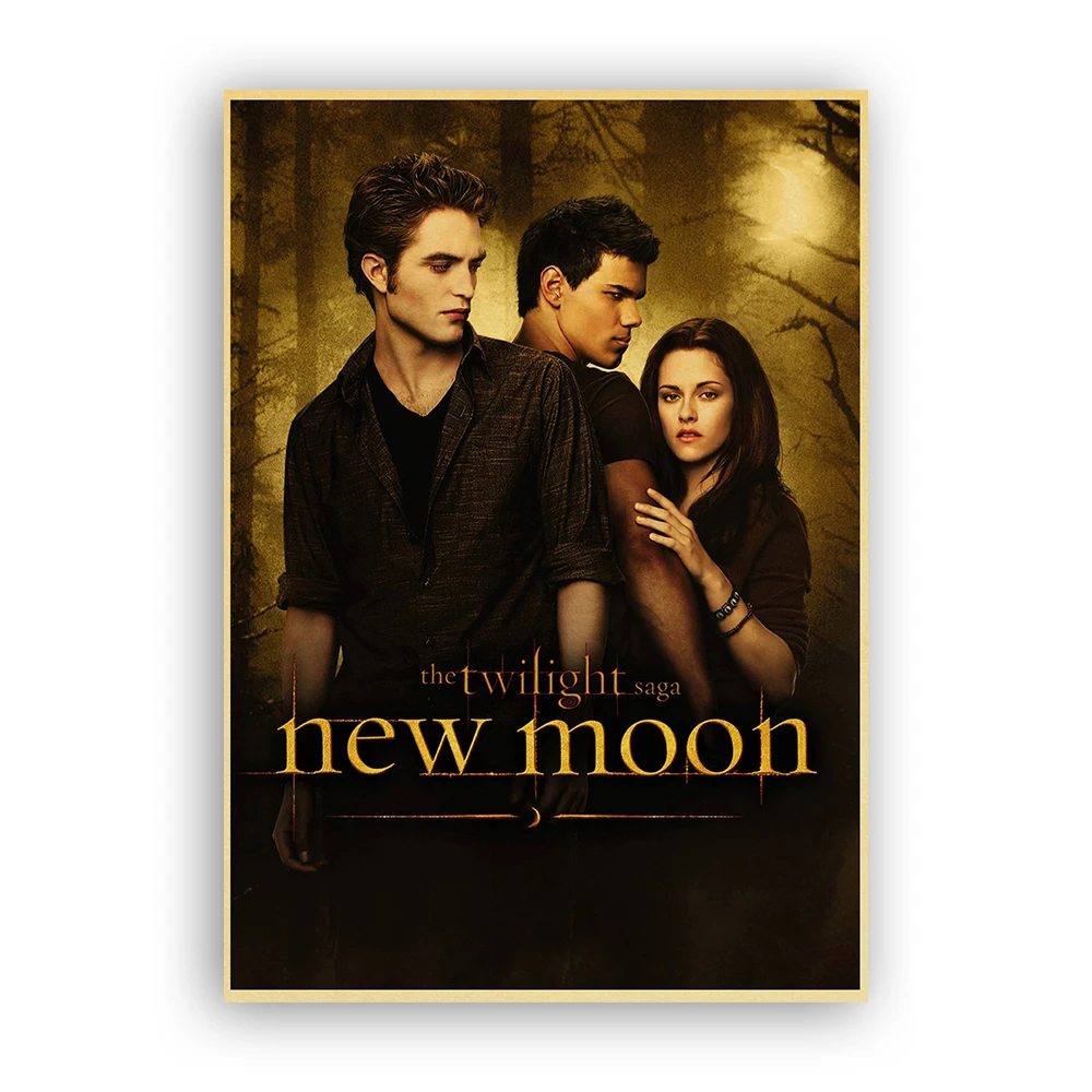 The twilight saga poster kraft paper printing transparent art painting home bar decoration wall decoration painting