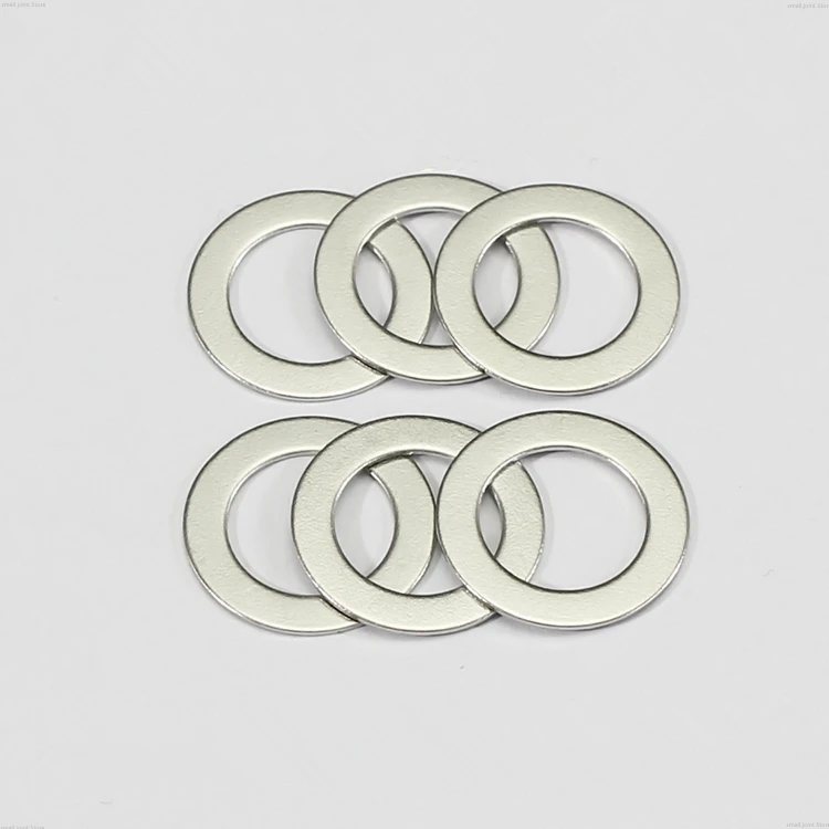 100Pcs M10 Flat Thin Washer Shim 0.2 0.3 0.5 0.8 1mm  304 Stainless Steel Ultra-thin Flat Washer Gasket Gap Adjustment Washer