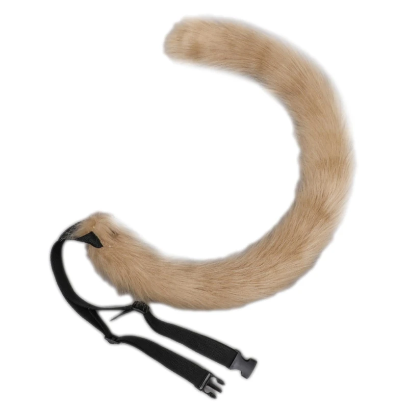 Cabelo de pelúcia hoop gato dos desenhos animados orelhas headwear cauda conjunto peludo hairband bonito headpiece anime fantasia vestido cosplay acessórios