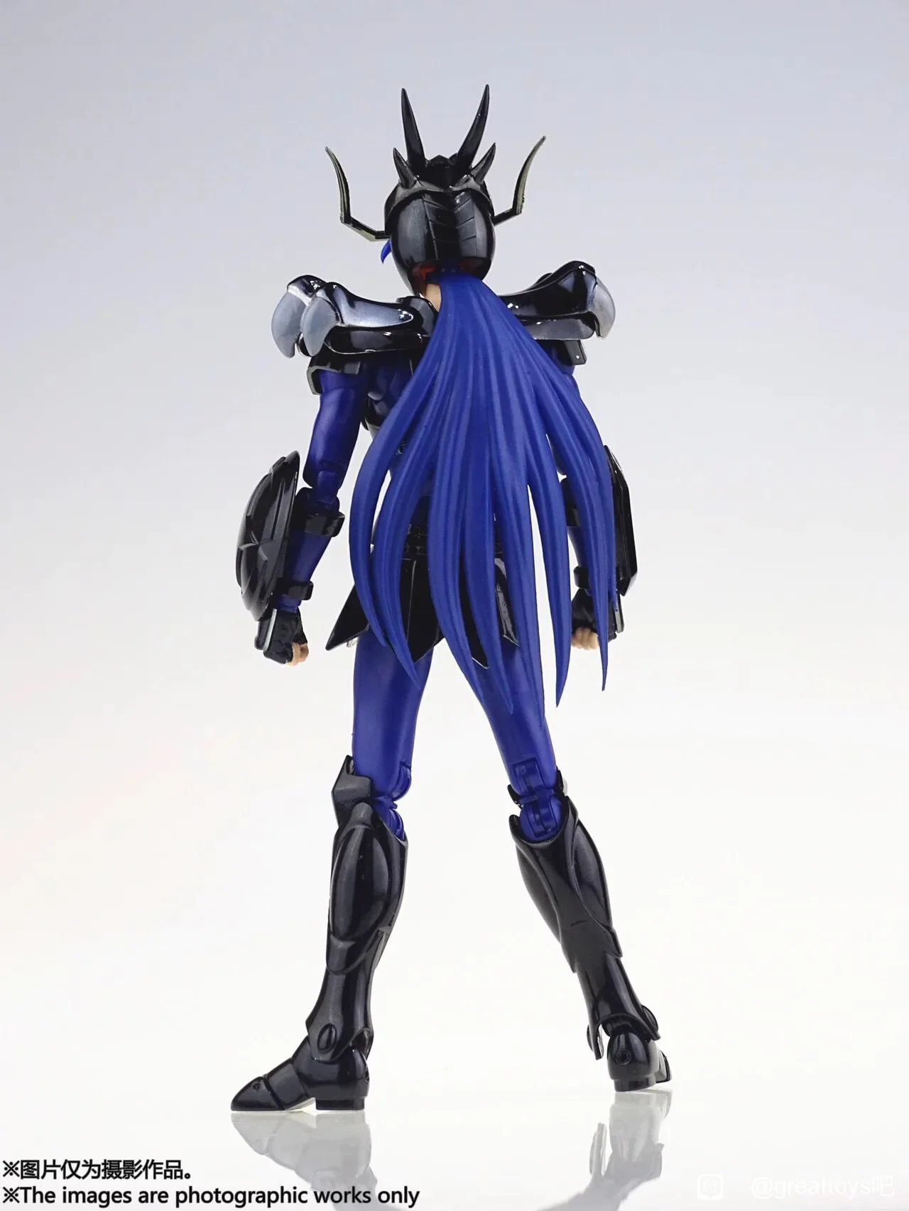GreatToys-figura de acción de Saint Seiya V1 black EX Dragon