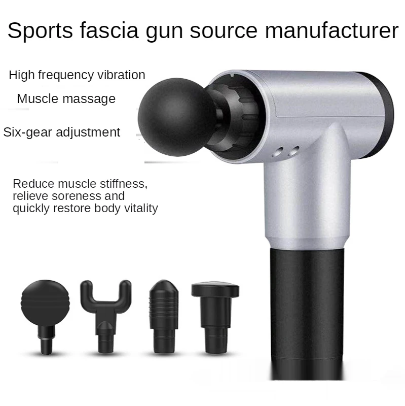 

Massage Gun Fascia Instrument Muscle Relaxation Massage Neck Membrane Gun Electric Impact Gun Fitness Equipment Fascia Gun