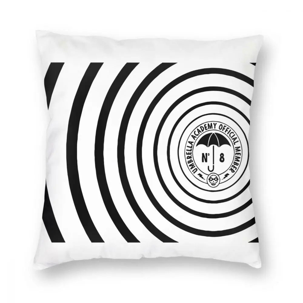 Umbrella Academy Official Member Spiral Pattern Throw Pillow Cover Throw Pillow Customized Pillowcover Home Decor