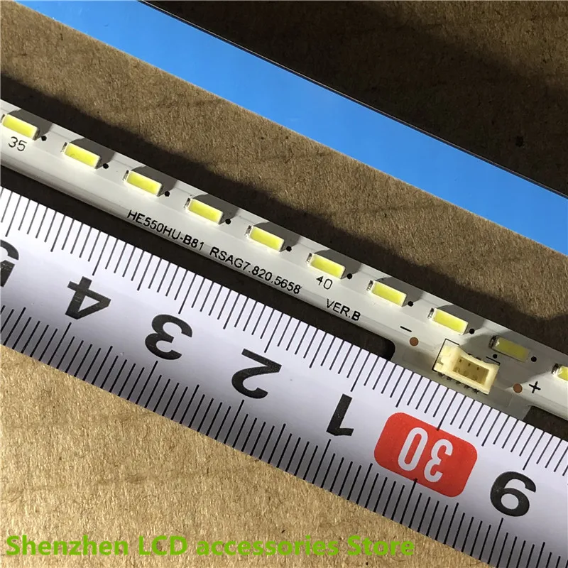 84LED 600MM LED strip for LC-55N7000U HE550HU-B81 RSAG7.820.5658 REV.B LT-1150150-A LT-1139663-A 100%new
