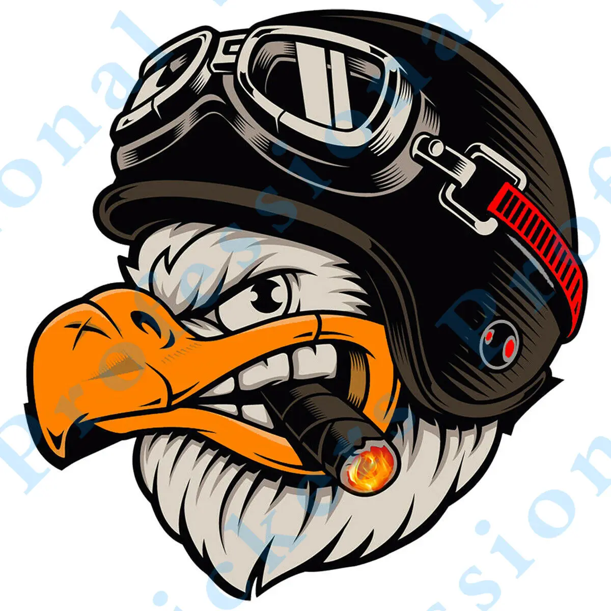 Personalized Car StickersAMERICAN EAGLE MOTORCYCLE HELMET Car Stickers CHOPPER BOBBER HOT ROD TOOLS Waterproof Vinyl