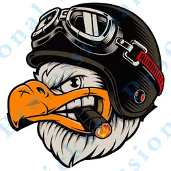 Gepersonaliseerde Auto StickersAMERICAN EAGLE MOTORFIETS HELM Auto Stickers CHOPPER BOBBER HOT ROD TOOLS Waterdicht Vinyl