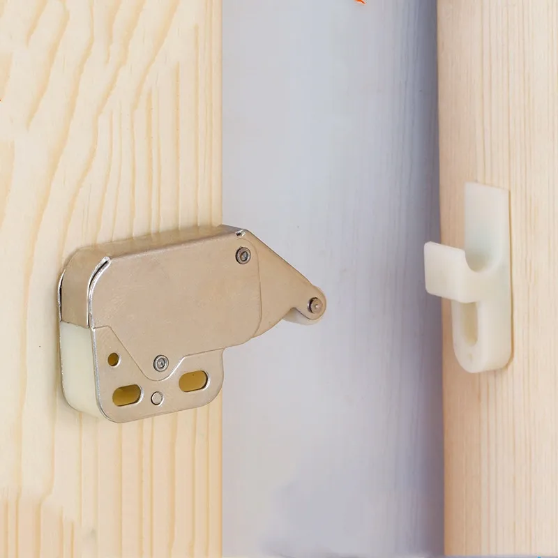 1pc Mini Push Catch Latch Cabinets Lock Automatic Spring Catch System Motorhome Cupboard Doors Furniture Security locks