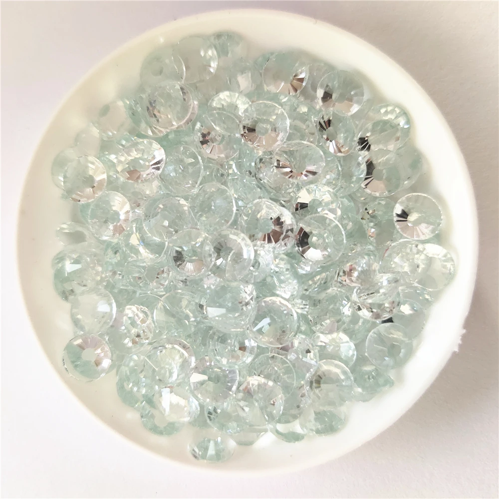 Crystal Clear AB Rhinestones Non HotFix FlatBack Strass glue on Fabric Garment Rhinestone Nail Art Stone Decoration