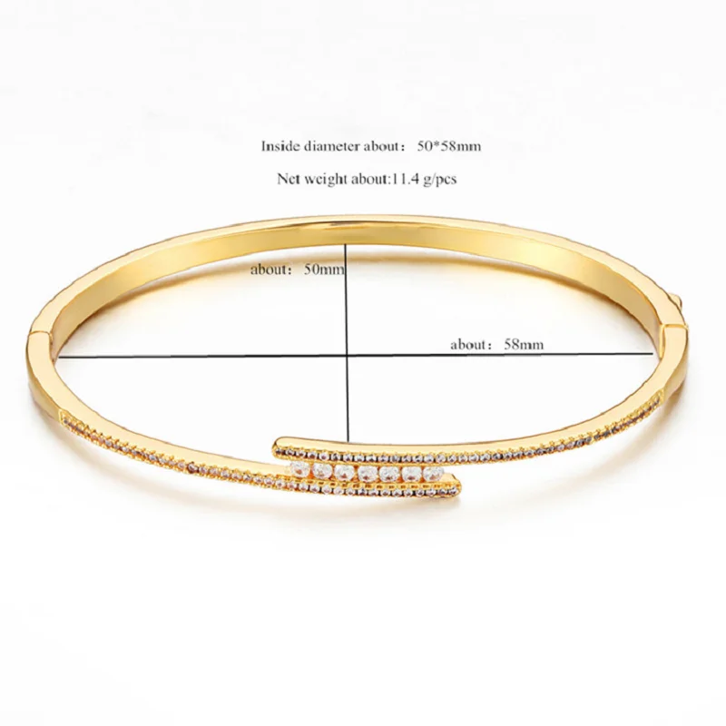 Gold Plated Bangles Matching Bracelets Woman Jewelry For Women Mothers Day Gift