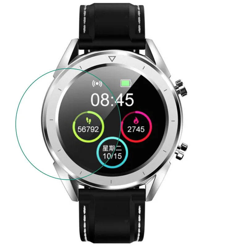 Đồng Hồ Thông Minh Smartwatch Miếng Dán Bảo Vệ Trong Suốt Bảo Vệ Cho KSUN KSR901 Đồng Hồ Thông Minh Cường Lực Màn Hình LCD Màn Hình Phủ Kín Màn Hình