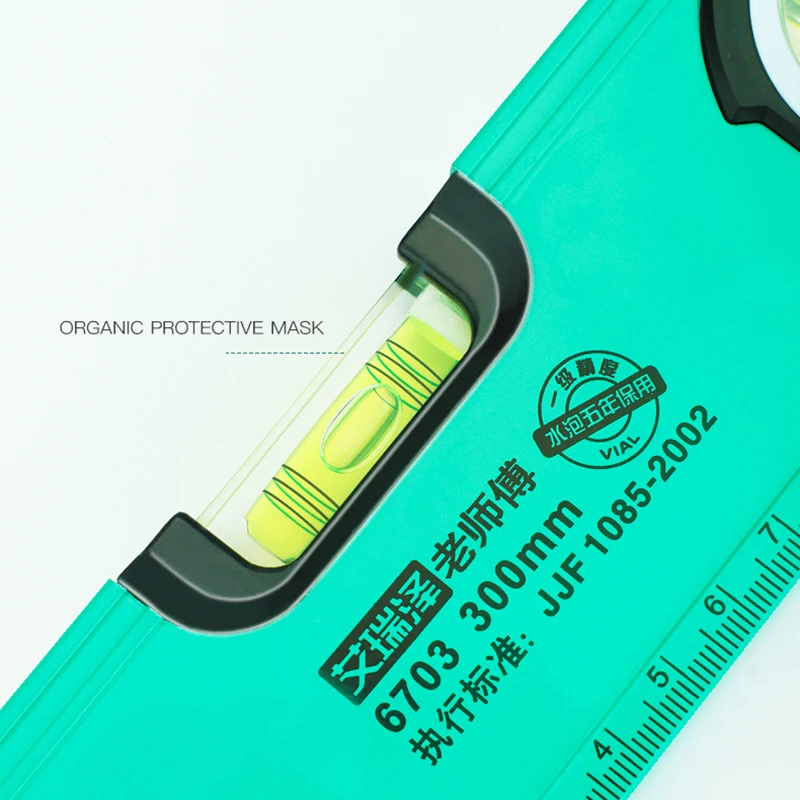 AIRAJ High Precision Spirit Level Magnetic High Bearing Ruler Lever Rustproof Horizontal Ruler Spirit Level Balance Ruler