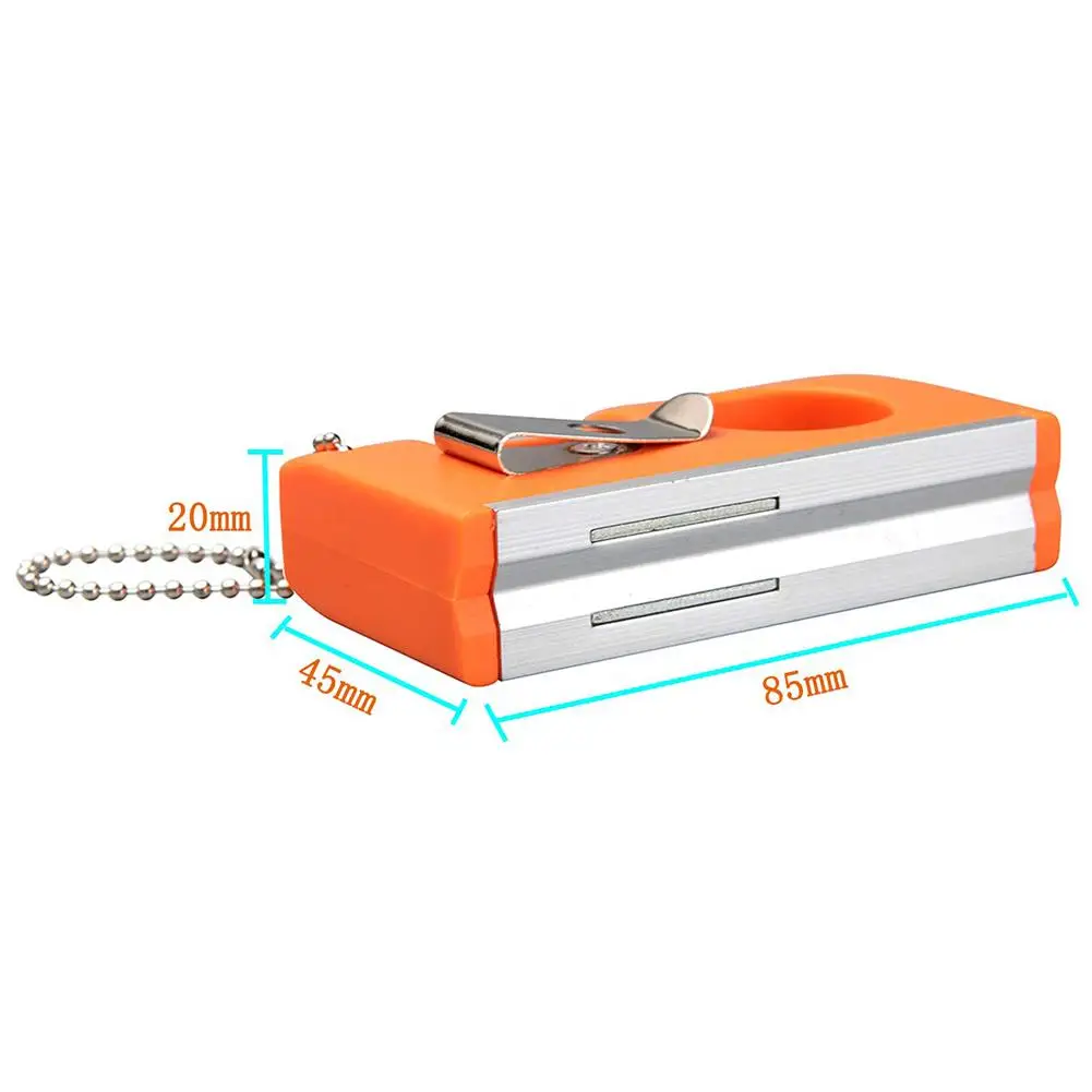 2 In 1 Alat Level Saku Mini 2 Alat Instrumen Level Mesin Pabrik Kait Gantungan Kunci Logam Perata Roh Gelembung