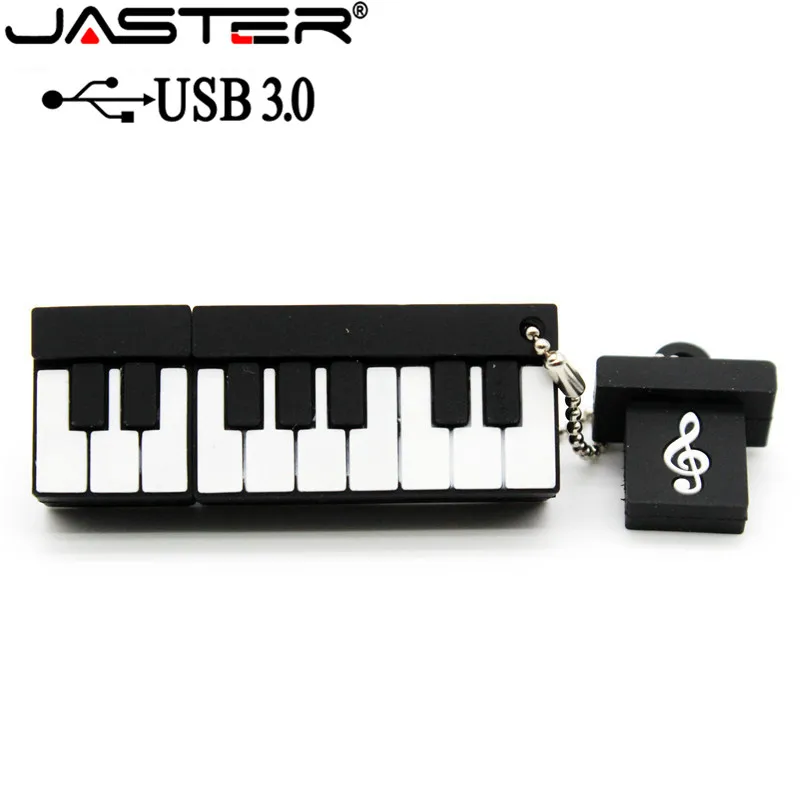 JASTER USB 3.0 Music note pen drive musical instrument usb flash drive pendrive 4GB 16GB 32GB 64GB cartoon memory stick U disk