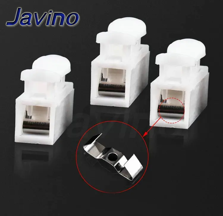 10PCS Fast Model CH-2 Wire Connector Splice Voltage 250V Wiring Terminal Block