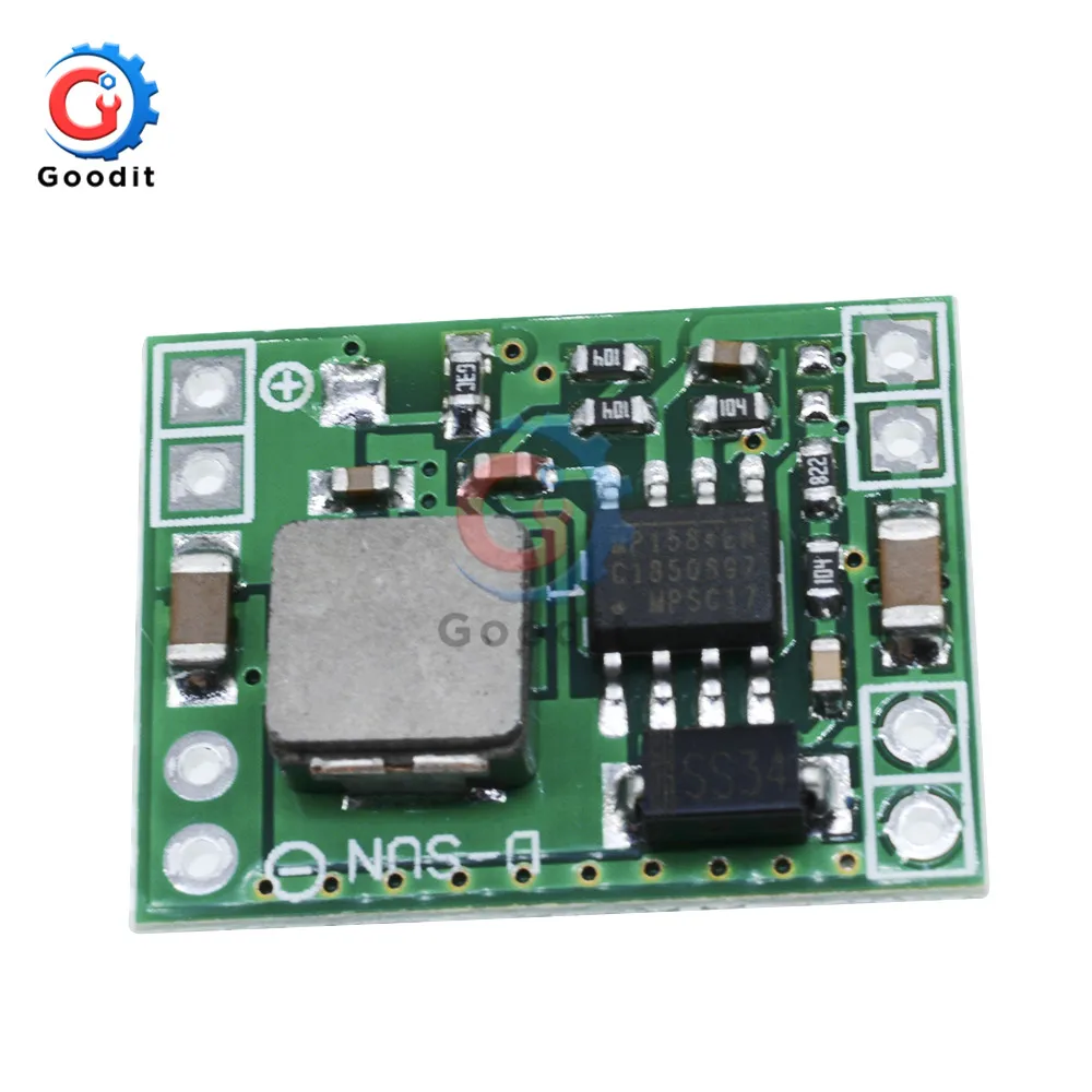 DC-DC MINI Step-down Board DC 7V-28V to DC 5V 3A Converter Buck Circuit Board Module Adjustable Voltage Regulator Power Supply