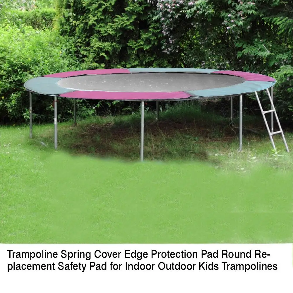 1.4m/1.5m Trampoline Spring Cover Edge Protection Pad Round Replacement Safety Pad Indoor Outdoor Kids Trampolines Accessories