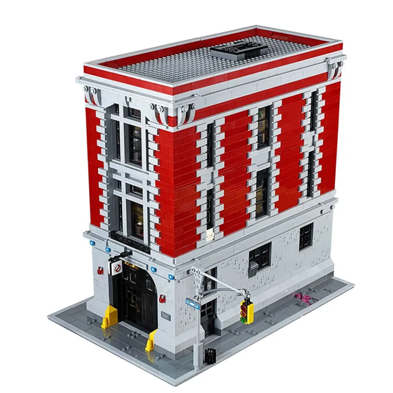 

GHOSTBUSTERS Firehouse Headquarters Ghost Hunt Team House Office City Busters Building Blocks Bricks Toy Gift Compatible 75827