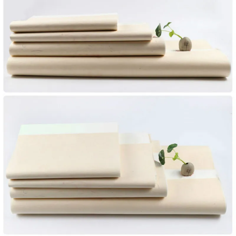 100pcs Xuan Paper Chinese Rice Paper For Chinese Painting Calligraphy High Quality Raw Half-Ripe and Ripe Xuan Paper