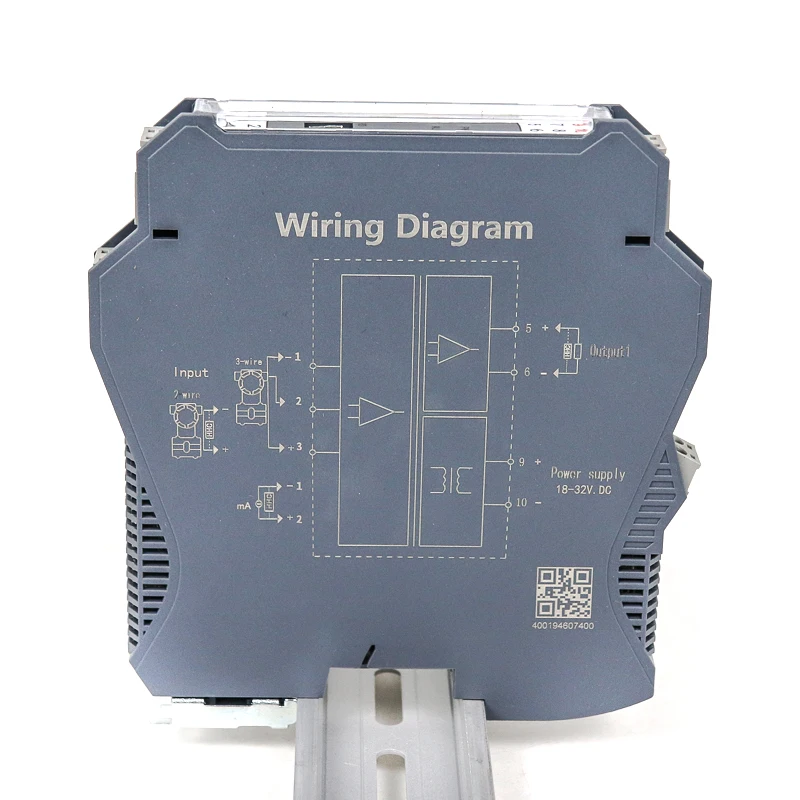 

0-10V Analog Programming Signal Isolator 4-20MA Output Signal Converter With 35MM Rail