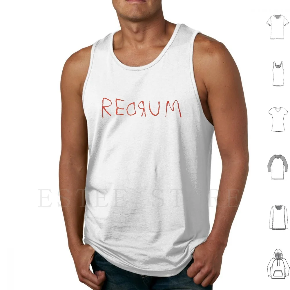 Redrum Tank Tops Vest Sleeveless Redrum Murder The Shinning Jack Nicholson Kubrik Movies Film Horror Tim Topping Classic