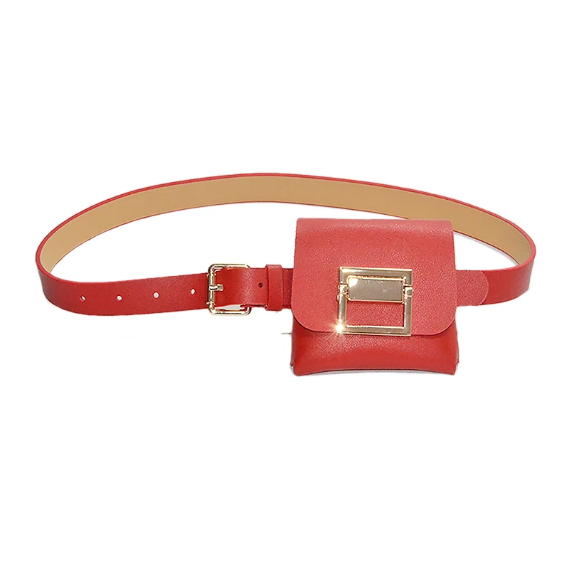 Luxury Brand 2019 Fashion New Female Mini Wallet Mobile Phone Bag Belt Shoulder Bag Decoration D Buckle Belt Bg-1320