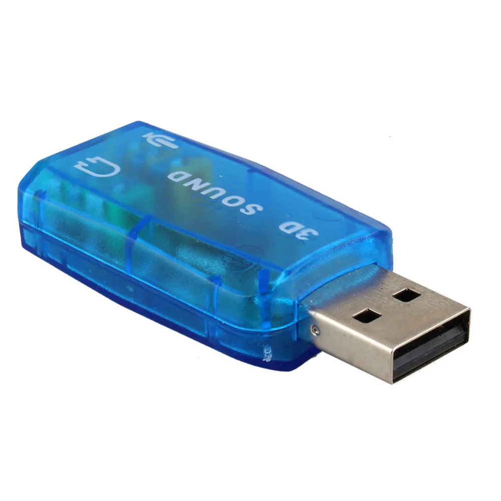 Звуковая карта USB 5,1, внешняя звуковая карта USB, аудио адаптер, микрофон, динамик, аудио интерфейс для ноутбука, ПК, Micro Data