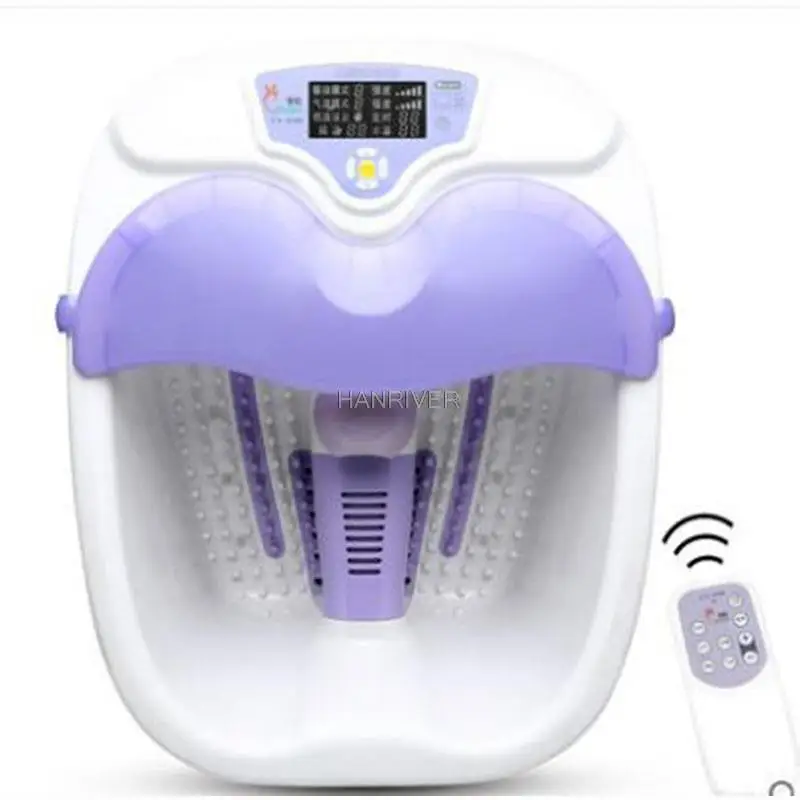 Voet Massage Bad Volautomatische Elektrische Verwarming Thermostaat Begassing Bubble Voet Thuis Pedicure Machine