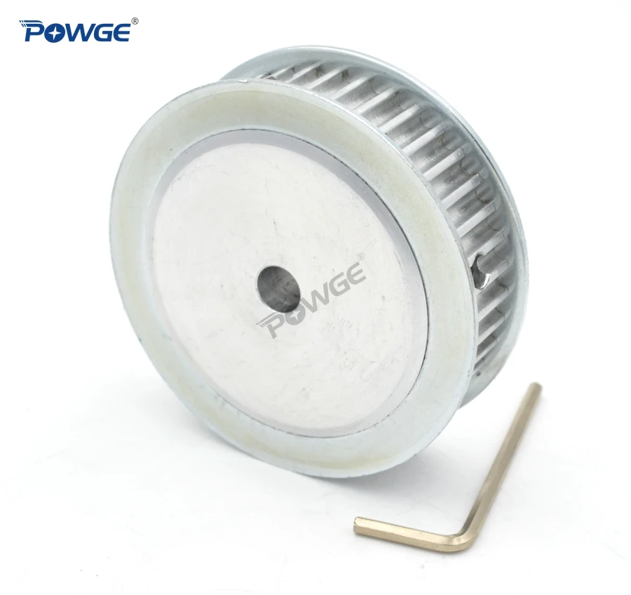 POWGE 46 Teeth HTD 5M Synchronous Timing Pulley Bore 8/10/12/14/15/16/17/19/20/22/25mm for Width 15/20mm HTD5M Gear 46Teeth 46T