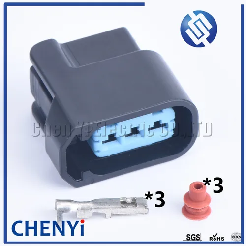 Conector impermeable automático de 3 pines bobina de encendido de alto voltaje enchufe de arnés de cables 6189-0728 para Honda Accord Civic CRV K-Series S2000
