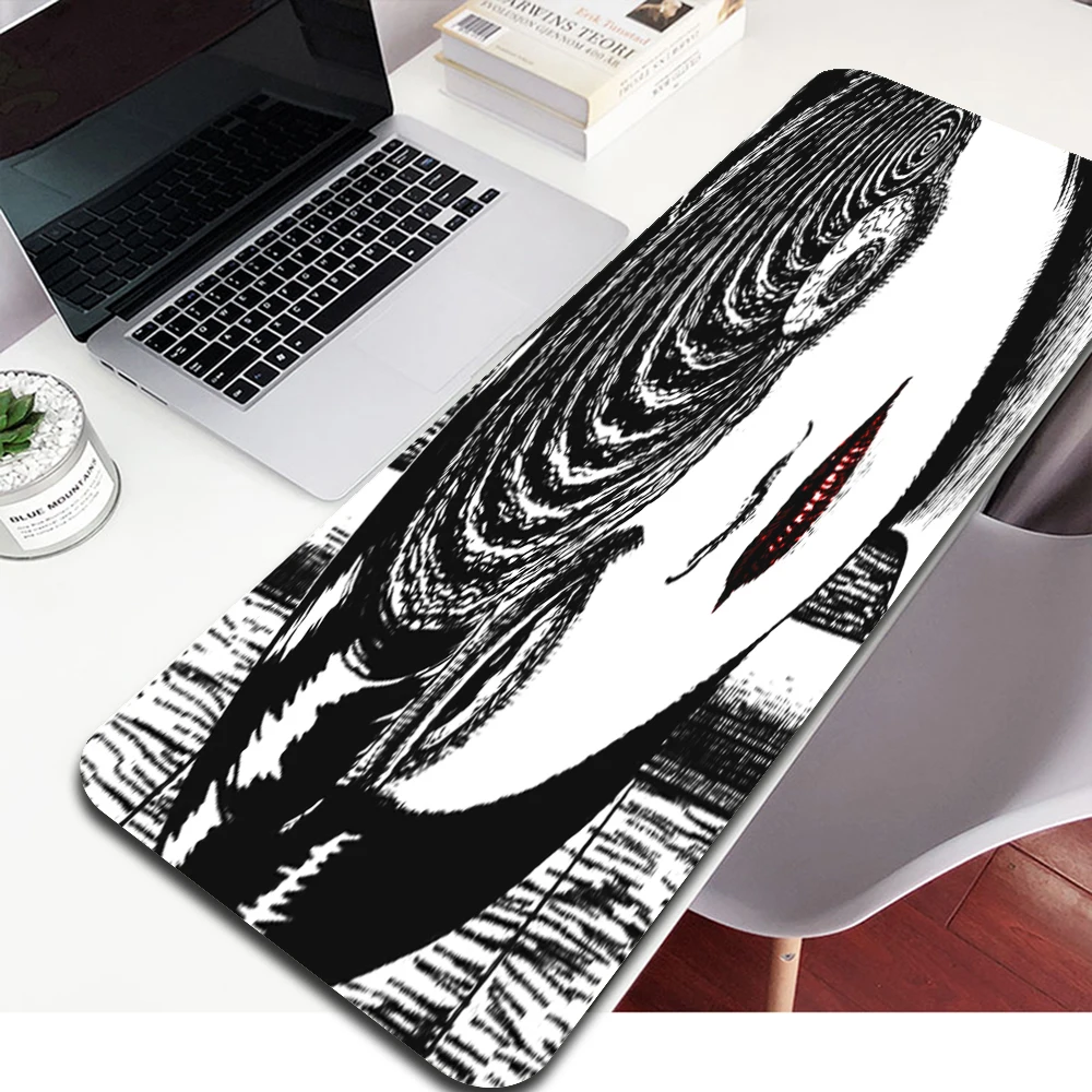 Horror Manga Junji Ito Drop Shopping Memo Pad Mouse Desktop Big Wrist Rest 350X600MM Hand Rest Gadgets For Computer