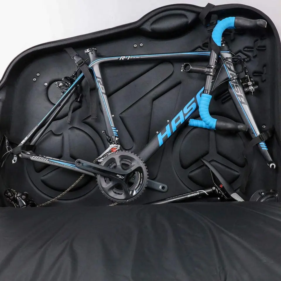 防水自転車旅行用ハードケース EVA素材 自転車バッグ ロードバイク輸送