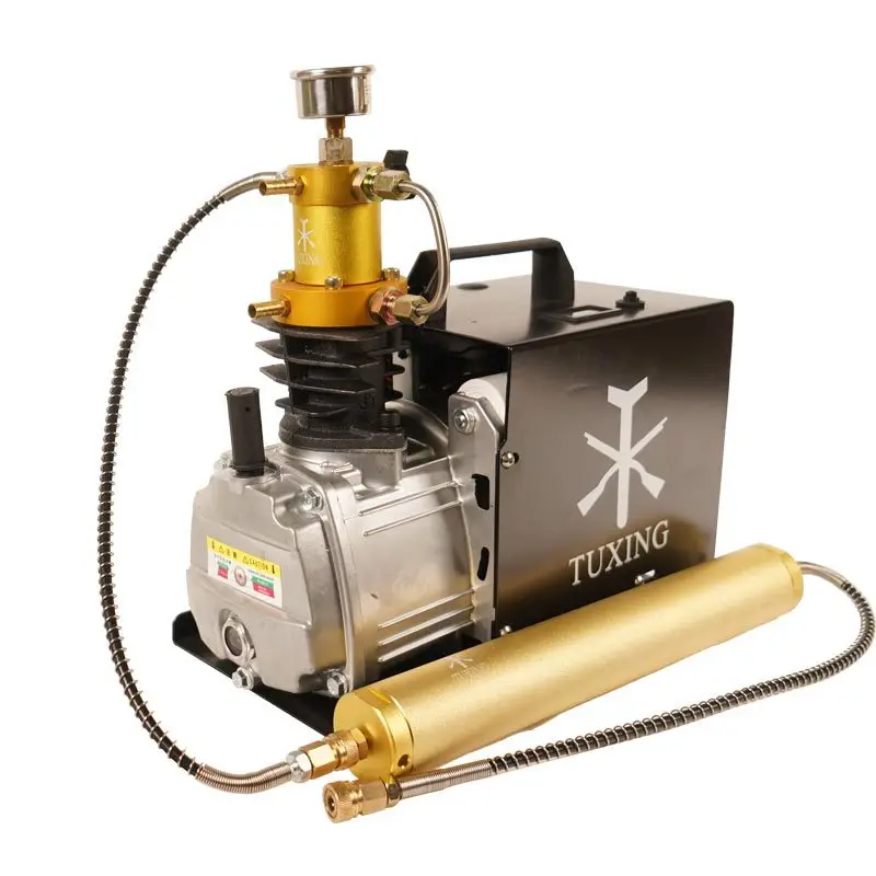 30mpa High Pressure Air Pump 220V/110V High Air Compressor All Copper Motor Air-cooled Water-cooled Air Pump 4500Psi