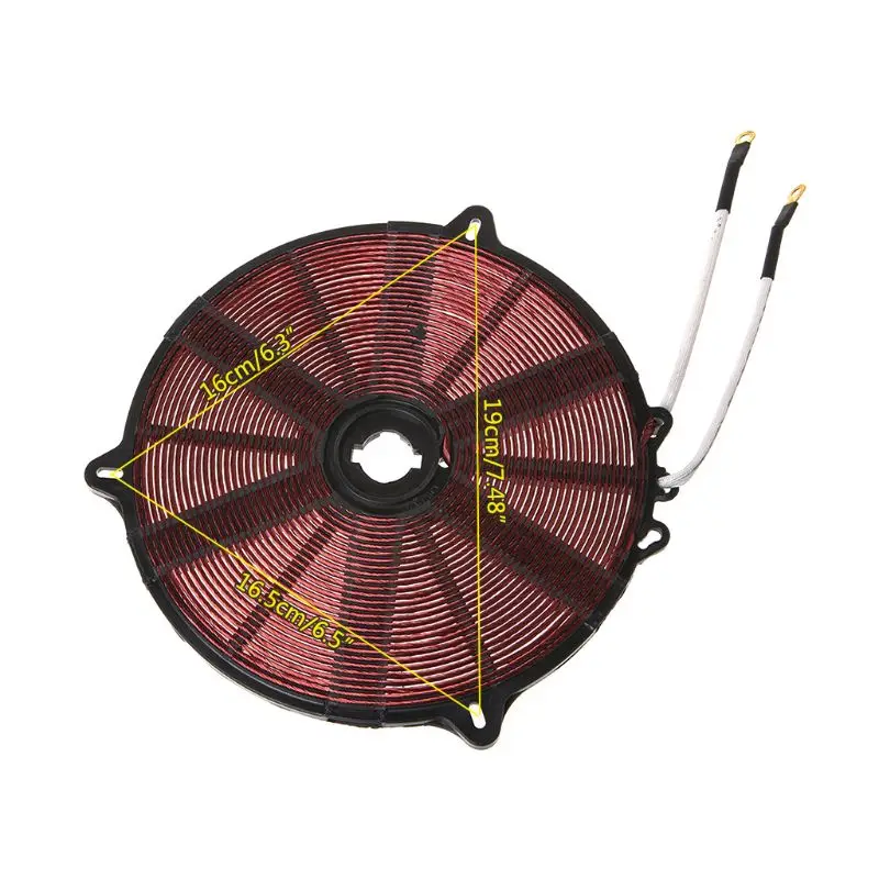 Induction Cooker Coil Cooking Component Heating 2000W 220V Universal Panel Plated Coils Safe Professional Kitchen Part