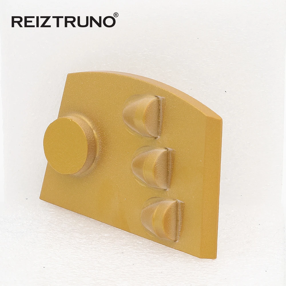 Reiztruno Satu Logam Segmen dan PCD Diamond Floor Polishing Pads Grinding Discs untuk Lantai Beton Epoxy Penghapusan Lavina Kunci