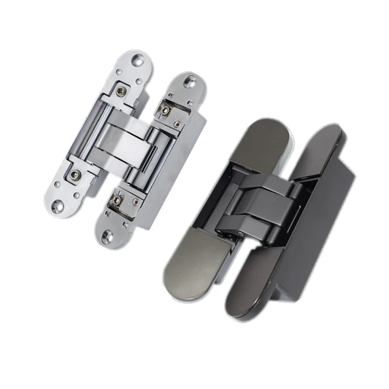 

The door has adjustable hinges Silver Flip hinges Zinc alloy hinge bearing 80kg free shipping