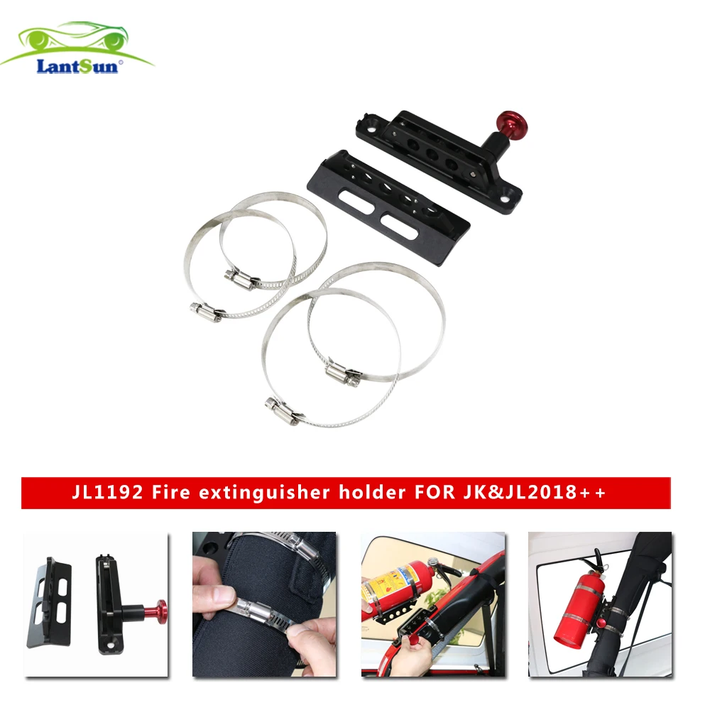 

1PC Aluminum Quick release fire extinguisher bracket for JE EP JK 2007-2017 JL2018+ JL1192
