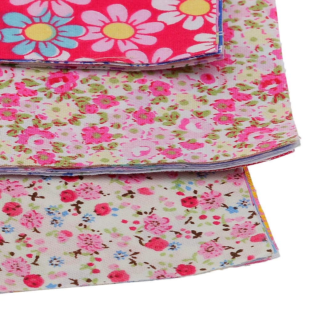 30pcs Floral Printed Cotton Cloth Sewing Fabric For Dolls Bags Sewing Craft  Patchwork Needlework 30*20cm Handmade Material