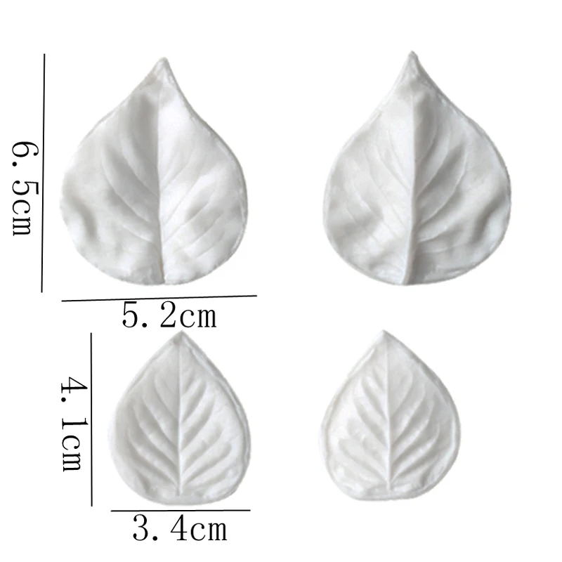 Lilac Leaves & Flower Petals Silicone Fondant Mould Cake Decor Tool Chocolate Gumpaste Mold, Sugarcraft, Bakeware,Kitchen Gadget