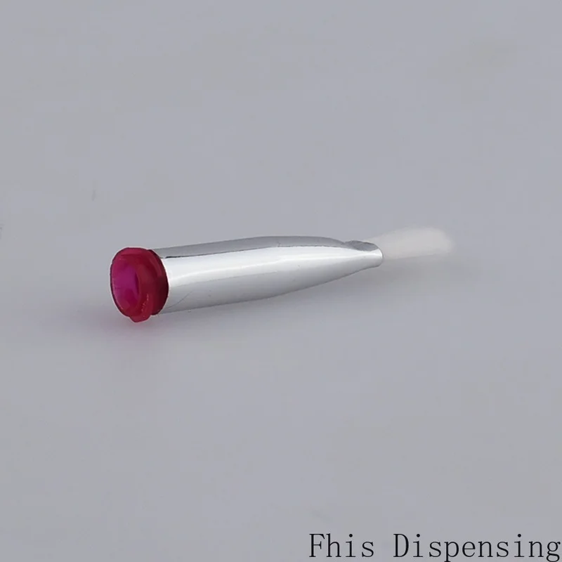 Sikat Mulut Datar 4Mm Diameter Jarum 25G untuk Mengeluarkan Lem
