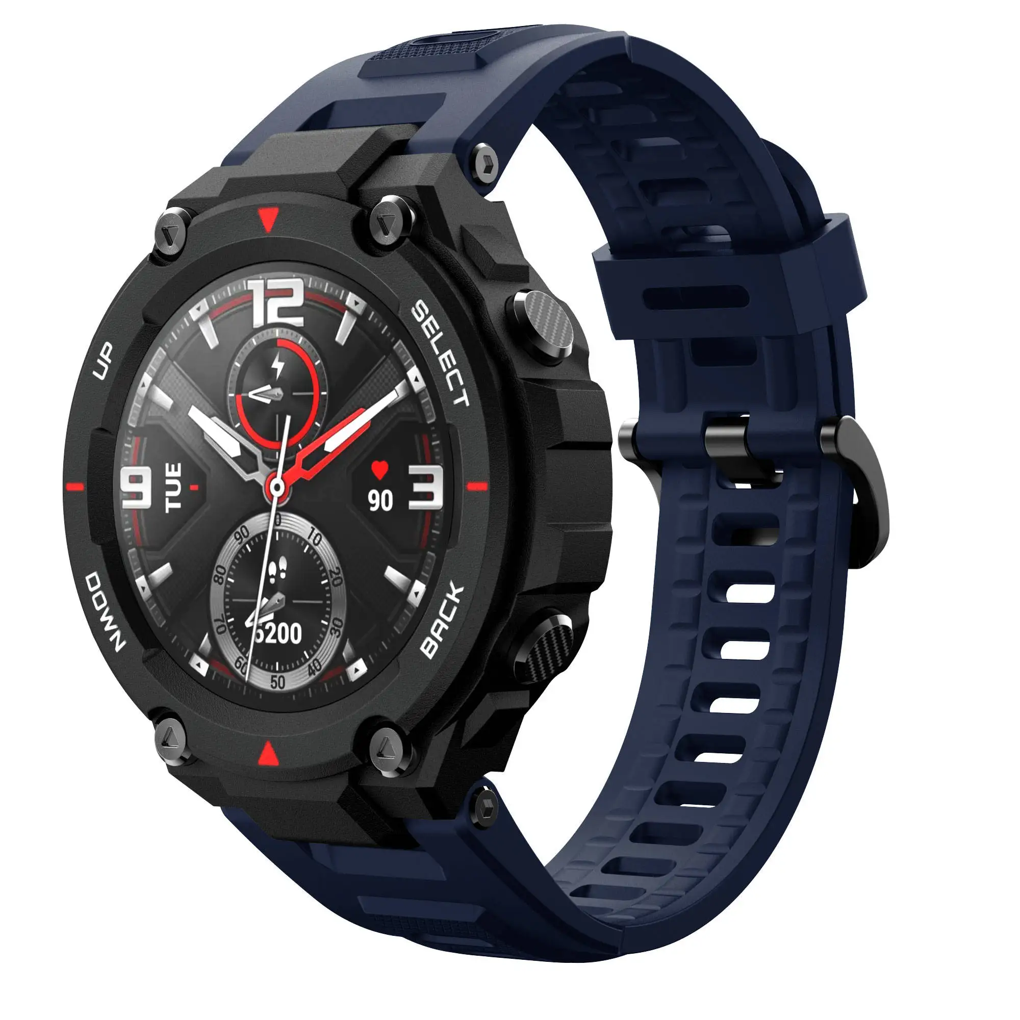 Correa de silicona para reloj inteligente, pulsera de repuesto para Xiaomi Amazfit t-rex, t-rex Pro, Ares