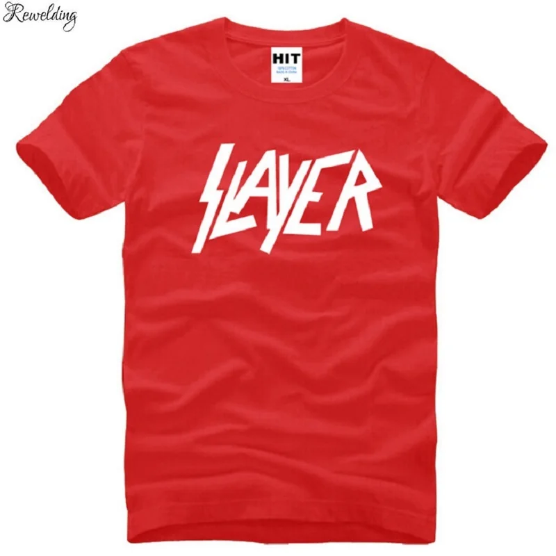 Summer Style Speed metal Band Slayer T Shirts Men Cotton Short Sleeve Letter Metal Rock Men\'s T-Shirt Fashion Hip Hop Top Tee