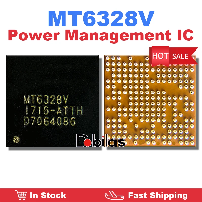 5Pcs MT6328V BGA For Meizu Charm Blue Note 2 Power Management Supply IC Chip Integrated Circuits Replacement Parts Chipset